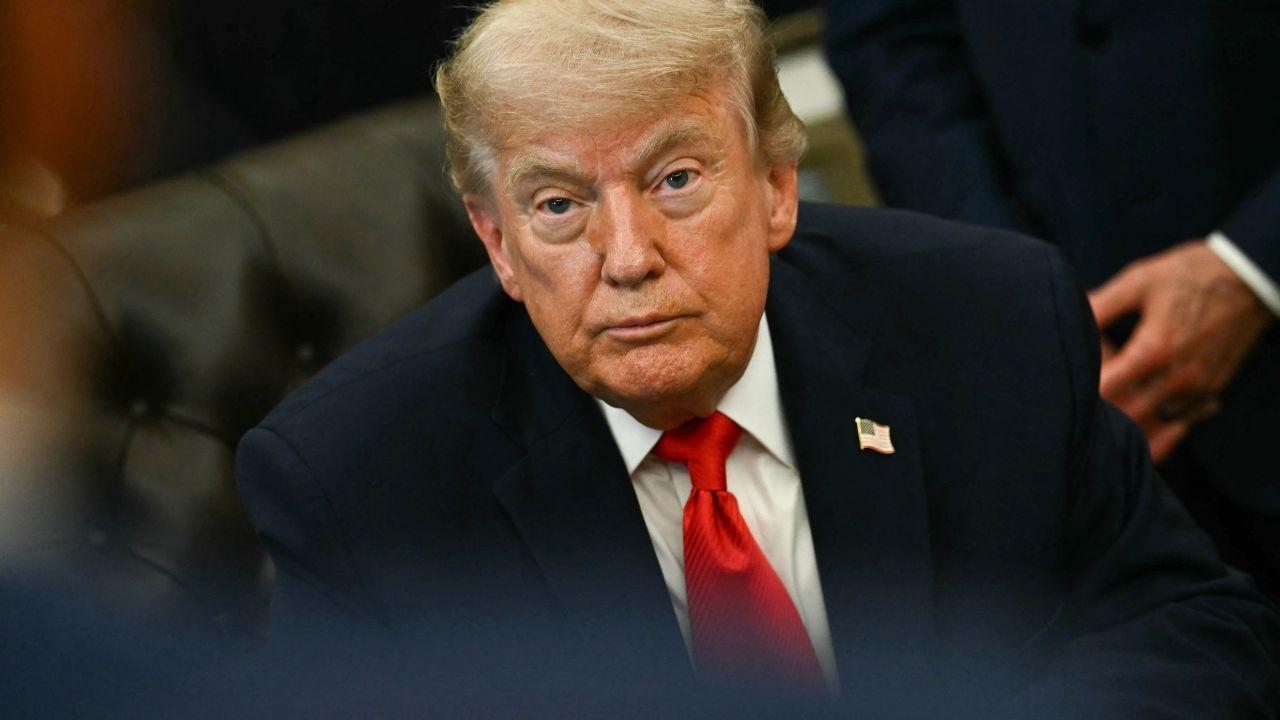 Donald Trump alleges Iran behind attempted drone attack on ships US President Donald Trump speaks to the media at the White House in Washington, DC, on Thursday. PIC/AFP