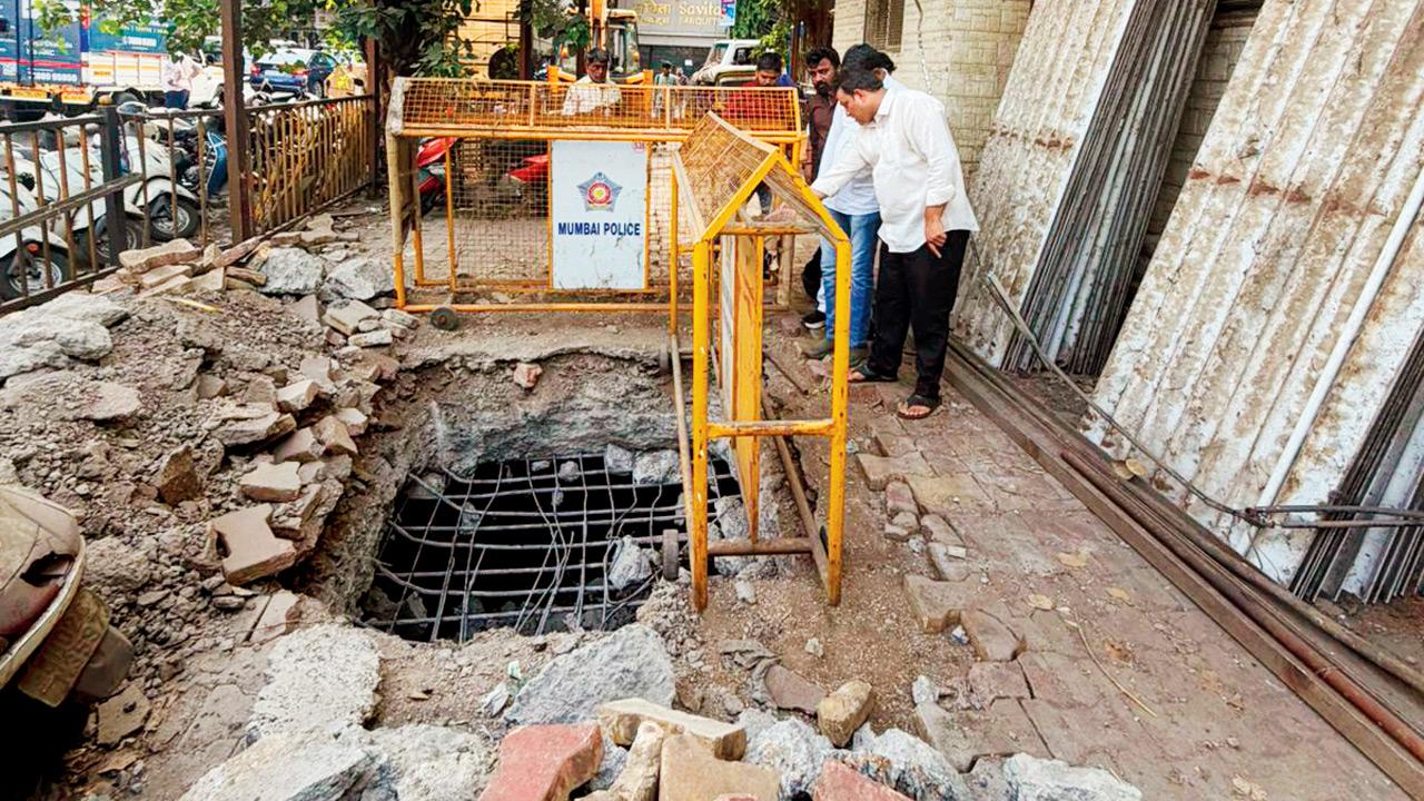 Buried for decades, old drain emerges as possible fix for Malad subway floods The defunct box drain discovered during an investigation into recurring flooding at the Malad subway