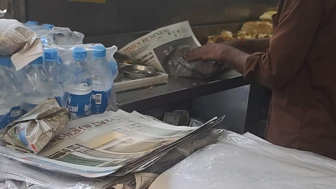 While Mumbaikars love the convenience of roadside snacking, the FDA warns that the ink used to print your daily news contains a cocktail of lethal chemicals, harmful dyes, lead, and heavy metals. 