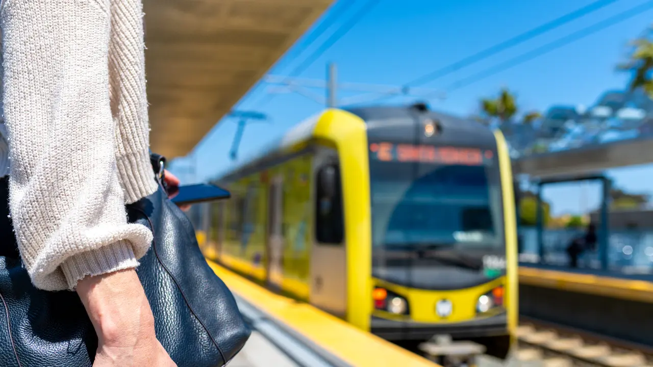 Downtown Santa Monica station on Metro E Line, transfer at Expo/Crenshaw, continue via local bus routes. Photo Courtesy: Special Arrangement