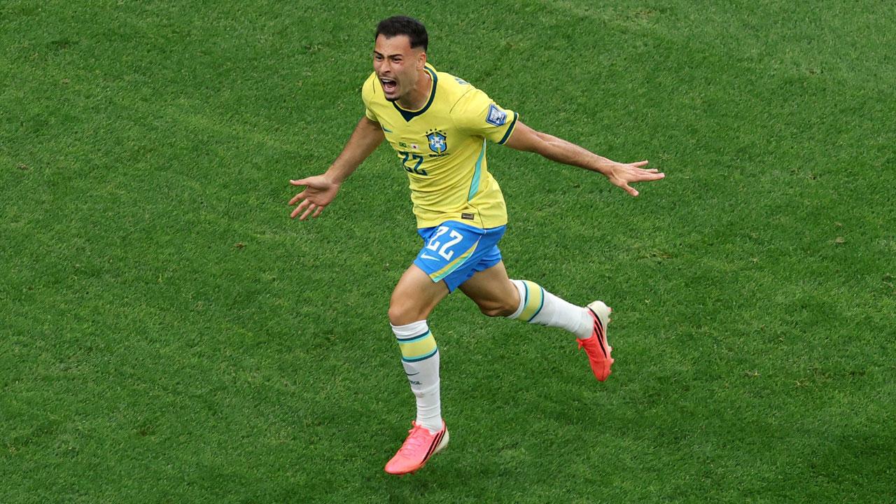 FIFA World Cup 2026: Martinelli scores in 95th minute to send Brazil into World Cup last 16 Gabriel Martinelli of Brazil celebrates scoring his team's second goal during the FIFA World Cup 2026 Round Of 32 match between Brazil and Japan at Houston Stadium in Houston, Texas. Pic/AFP