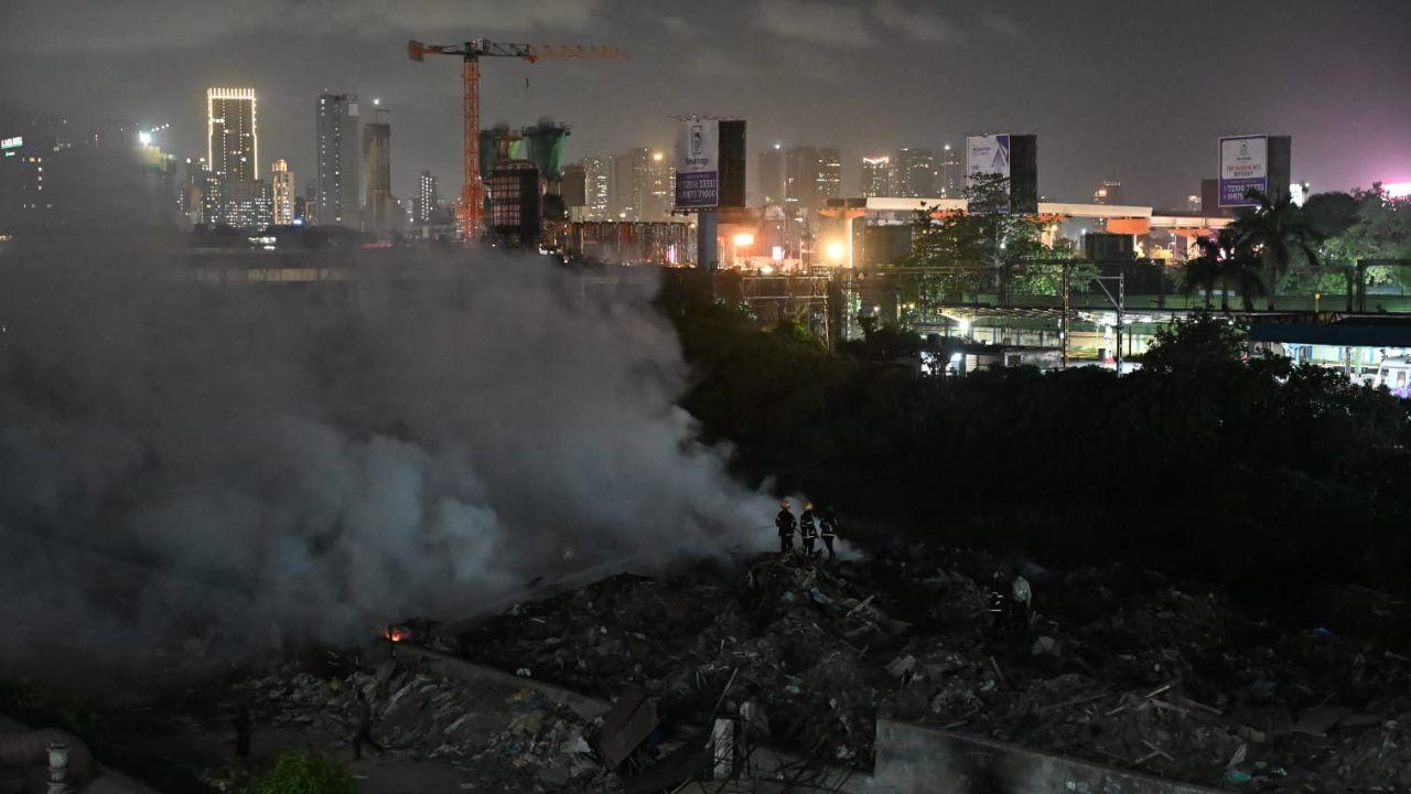The cause of the fire is being probed The cause of the fire is being probed 