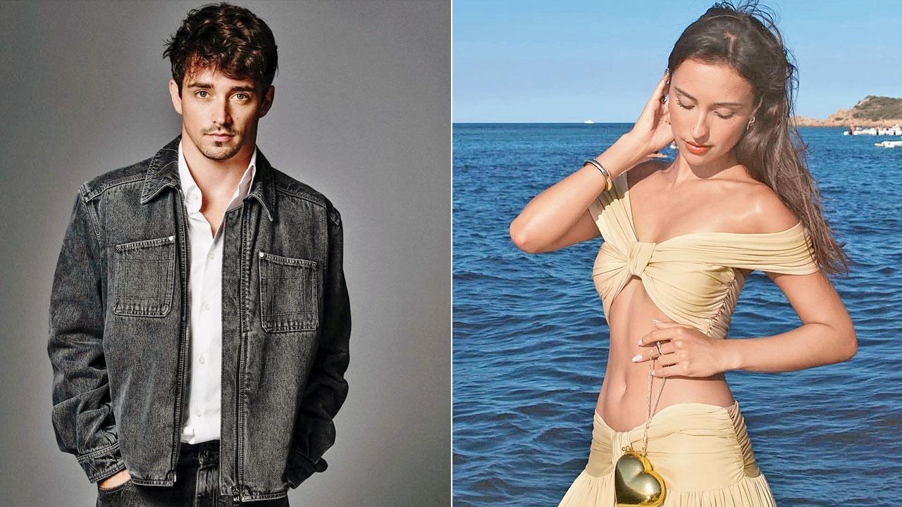 Charles Leclerc. Pic/Charles’s Instagram; (right) Alexandra Leclerc. Pic/Alexandra’s Instagram