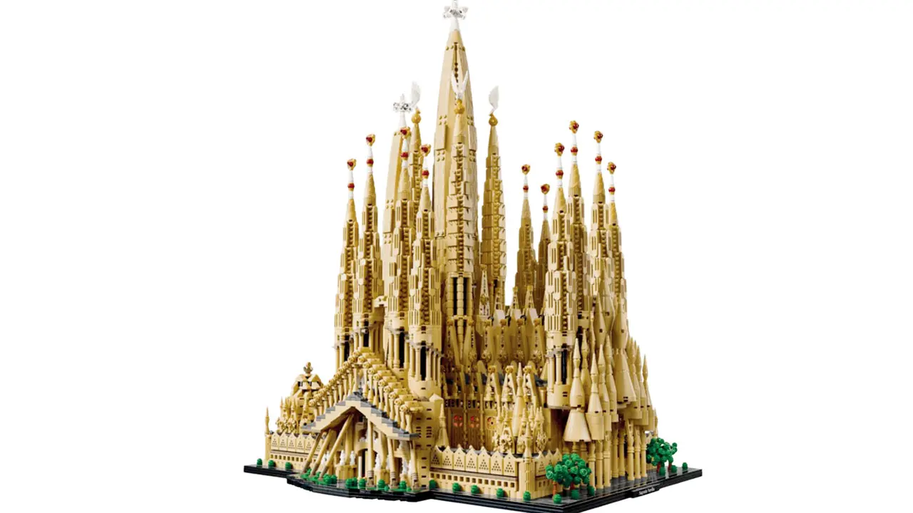 LEGO unveils biggest set ever with 12,060-piece Sagrada Familia replica The finished model stands 24 inches tall. PIC COURTESY/LEGO
