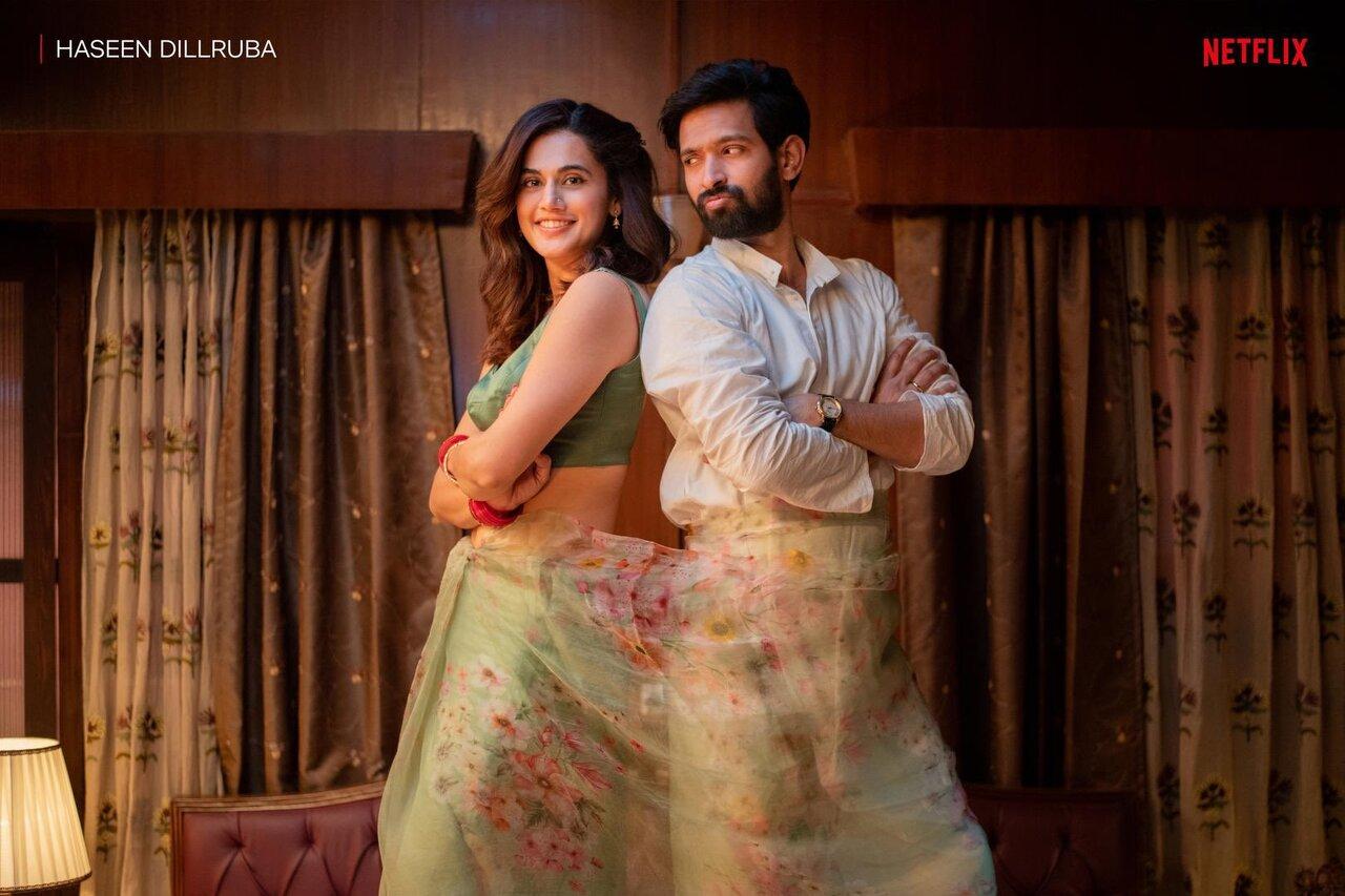 Haseen Dillruba &ndash; Netflix
Haseen Dillruba is a twisted dark comedy-thriller that revolves around Rani (Taapsee Pannu), a woman caught at the centre of a murder investigation following her husband's mysterious death. As the police dig deeper, secrets, lies, and extramarital affairs begin to surface.
