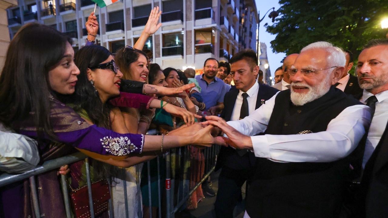 "Reached Paris a short while ago to a warm welcome by the Indian diaspora. I am proud of their efforts in bringing India and France closer. The India-France partnership is vital for the progress of our planet," PM Modi posted on X.