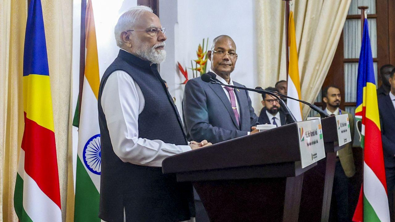 He also addressed the National Assembly of Seychelles during his state visit to the archipelagic island. "Your maritime domain extends across nearly 1.4 million square kilometres. This makes Seychelles not a small island state but a large ocean country. Long before the blue economy became a part of global discussions, Seychelles was already leading the way,&rdquo; PM Modi said in his address