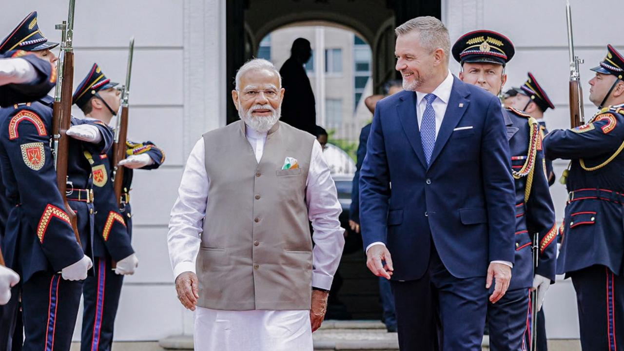 "Honoured to receive The Order of the White Double Cross (1st Class) in Bratislava this evening. My gratitude to the people and Government of Slovakia for this honour, which belongs to the 140 crore people of India. I dedicate this award to the enduring friendship between India and Slovakia," PM Modi posted on X.