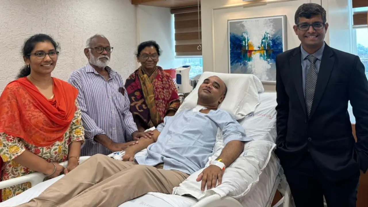 Mumbai doctors help paralysed Hyderabad man breathe on his own after six months The Hyderabad man had suffered a devastating cervical spinal cord injury following a major accident. Photo Courtesy: Special Arrangement