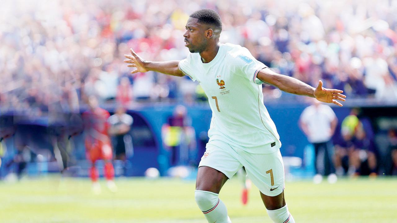 FIFA World Cup 2026: Dembele floors Norway with quick ’Trick! France’s Ousmane Dembele celebrates his goal against Norway in Foxborough on Friday. Pic/AFP