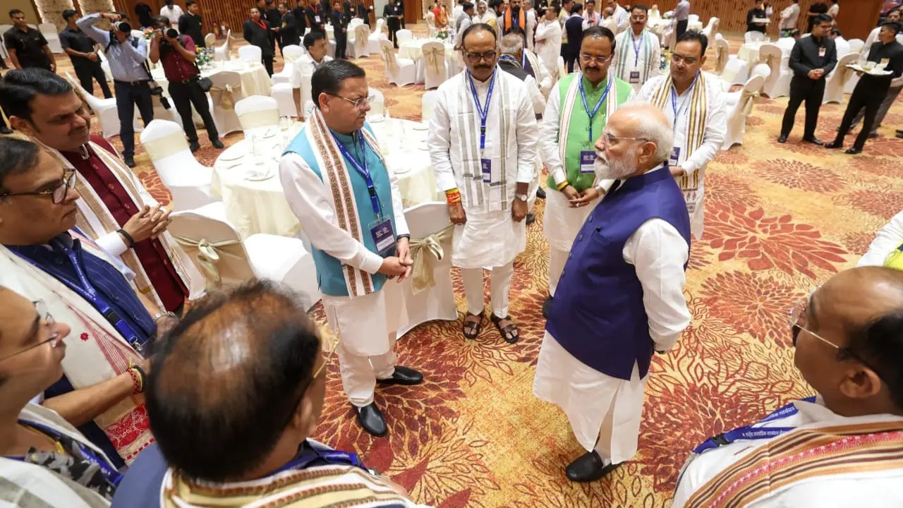In Photos: PM holds NITI Aayog meeting, stresses collective development effort Pic/PTI