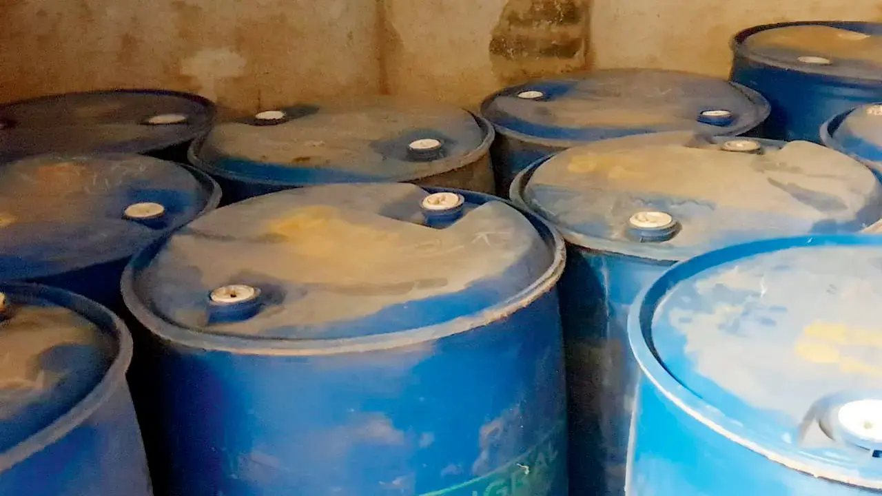 As part of the crackdown, the FDA recently raided Rex International, a licensed methanol dealer in Bhiwandi, and seized 5,229 kg of suspected methanol worth around Rs 3.6 lakh. FILE PIC