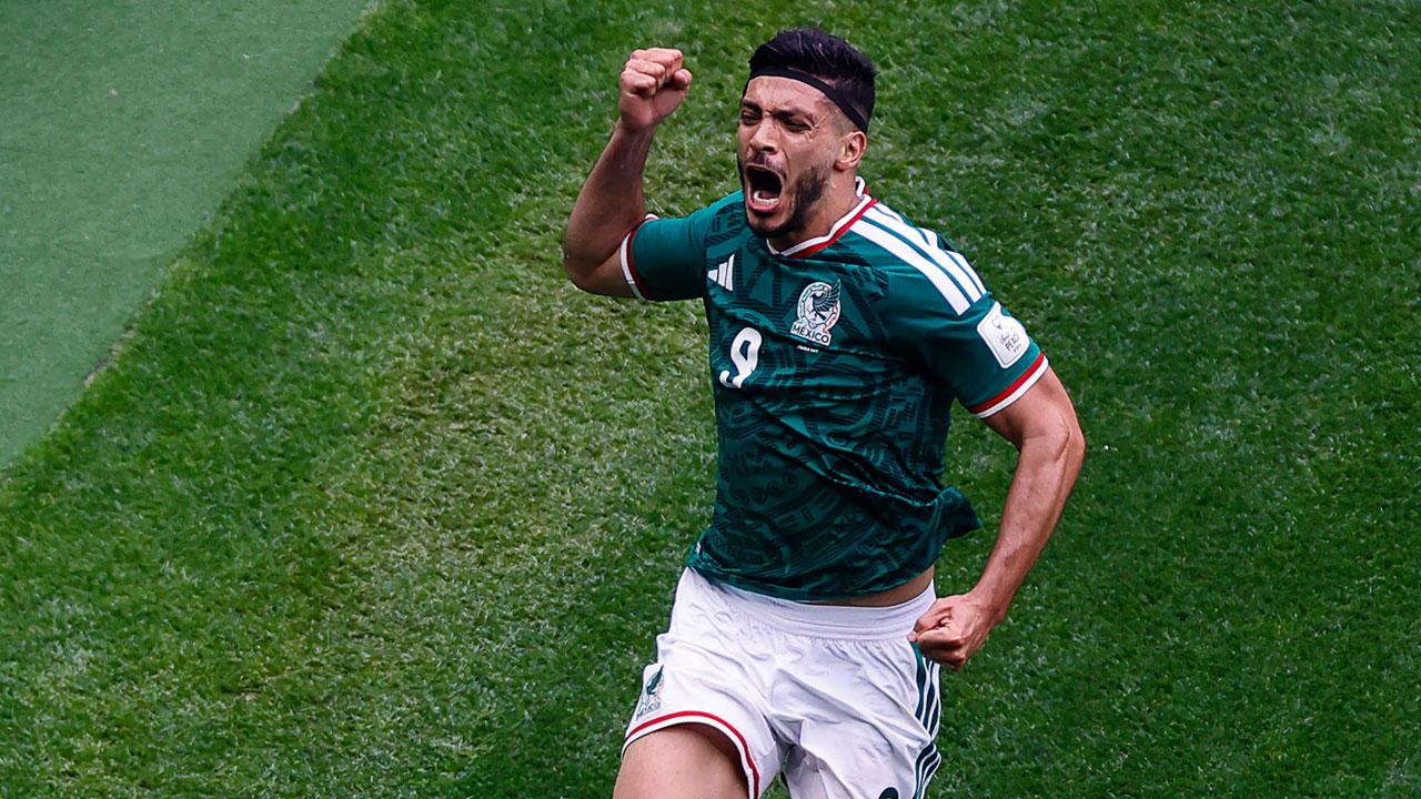 Mexico's forward Raul Jimenez celebrates scoring his team's second goal during the 2026 World Cup Group A football match between Mexico and South Africa at the Mexico City Stadium in Mexico Cit. Pic/AFP