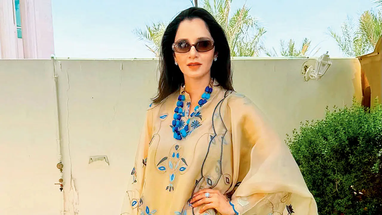 Former India tennis champion Sania’s Eid elegance Sania Mirz. Pic/Sania’s Instagram