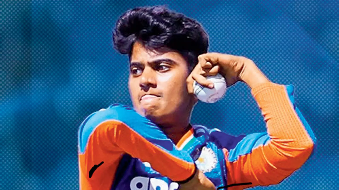 Charani backs India women to fight back after loss in 2nd T20I Sree Charani. Pic/BCCI
