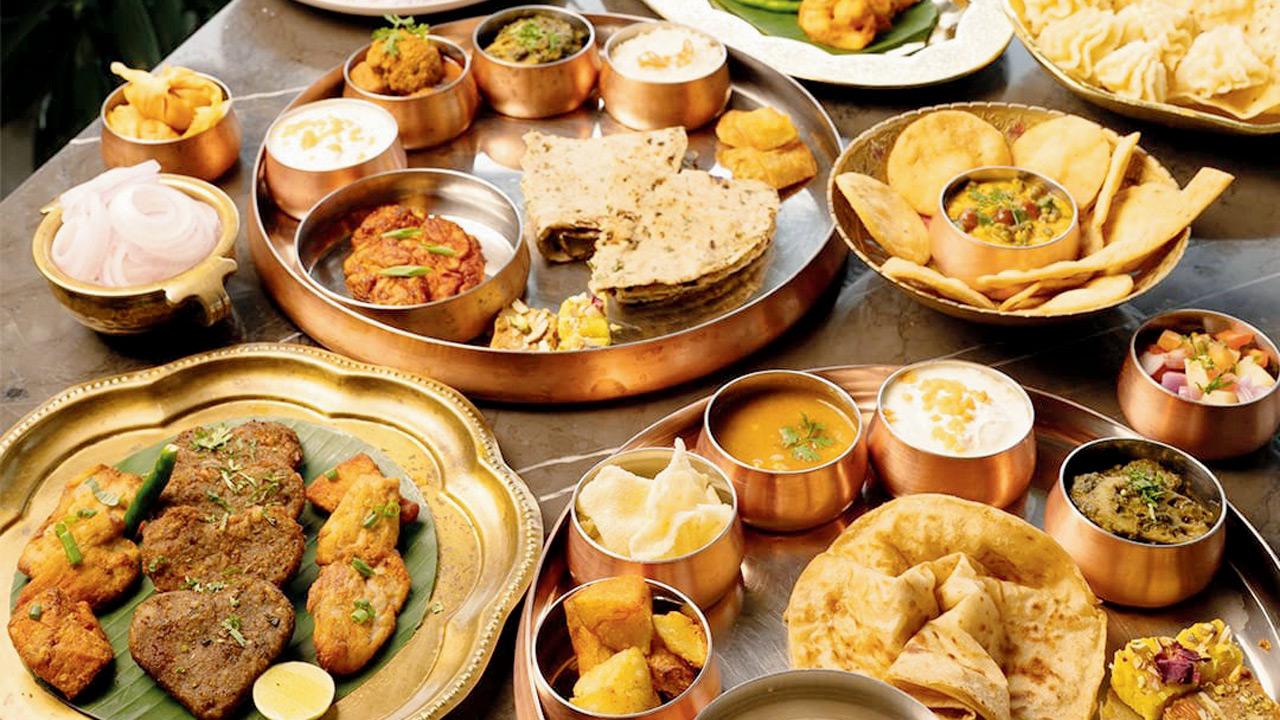 An overview of the many elements of a Sindhi Thali. Pics courtesy/Athiva Resort and Spa Khandala