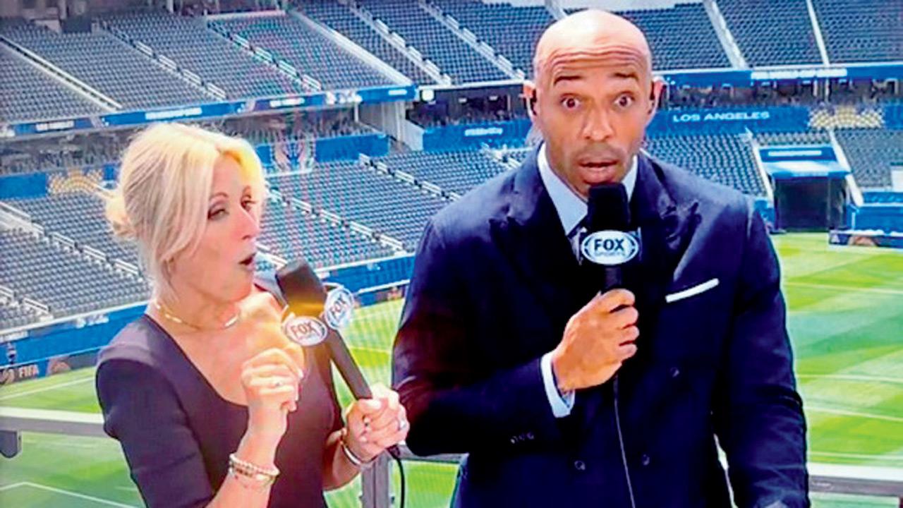 FIFA World Cup 2026: Henry left stunned by Lalas’ ‘w*nk*r’ comment on live TV A screengrab of a shocked Thierry Henry and host Rebecca Lowe