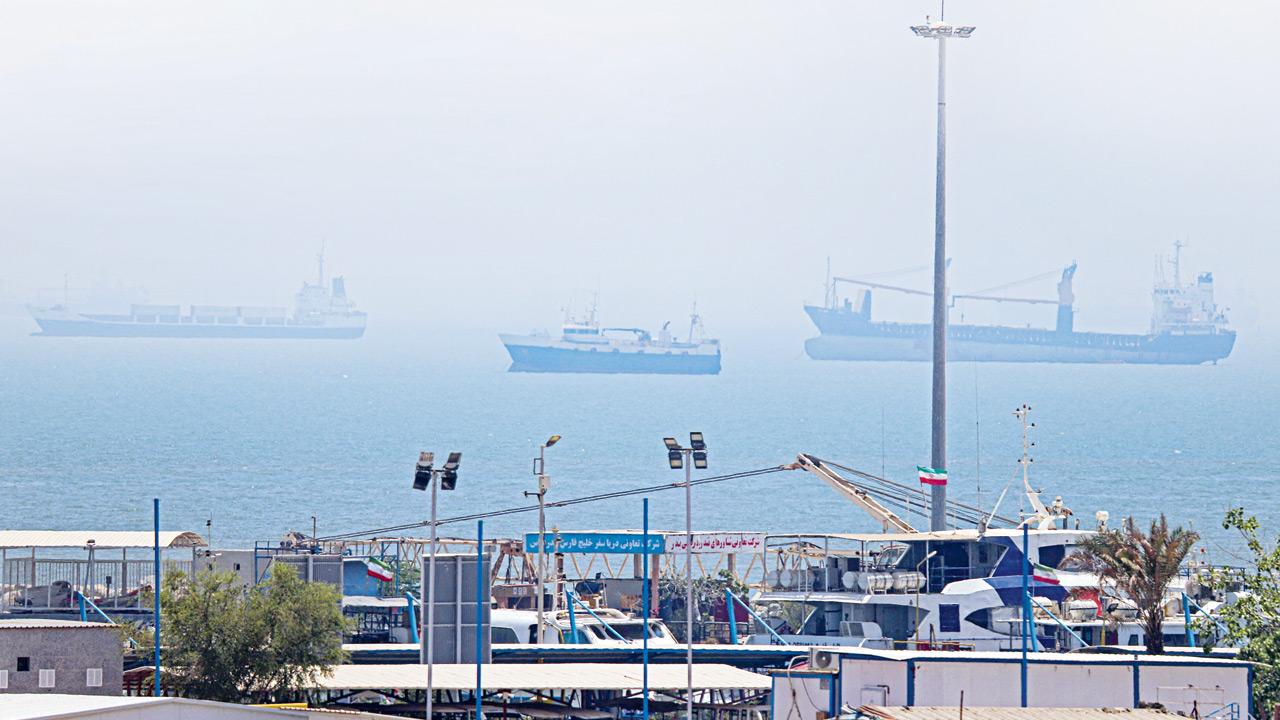 US-Iran peace talks collapse as Switzerland meeting is called off Vessels seen anchored in Bandar Abbas, along the Strait of Hormuz, on Thursday. PIC/AFP