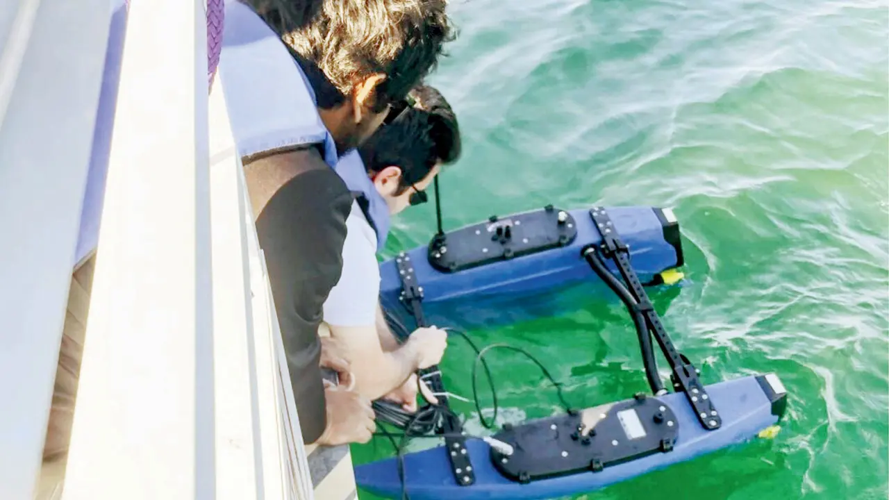 The new device in use. PIC COURTESY/University of Florida