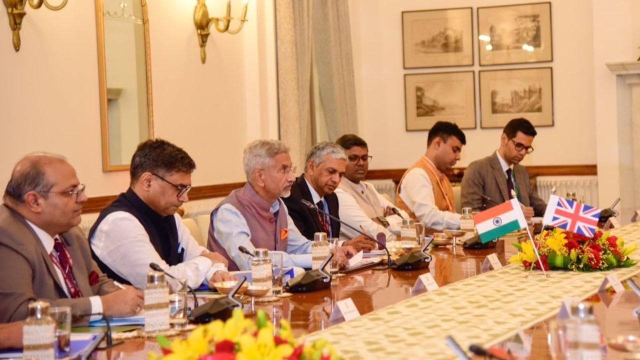 Hailing ties between India and the UK, EAM Jaishankar said that the two nations are well-positioned to build a new "future-oriented and mutually beneficial partnership".
