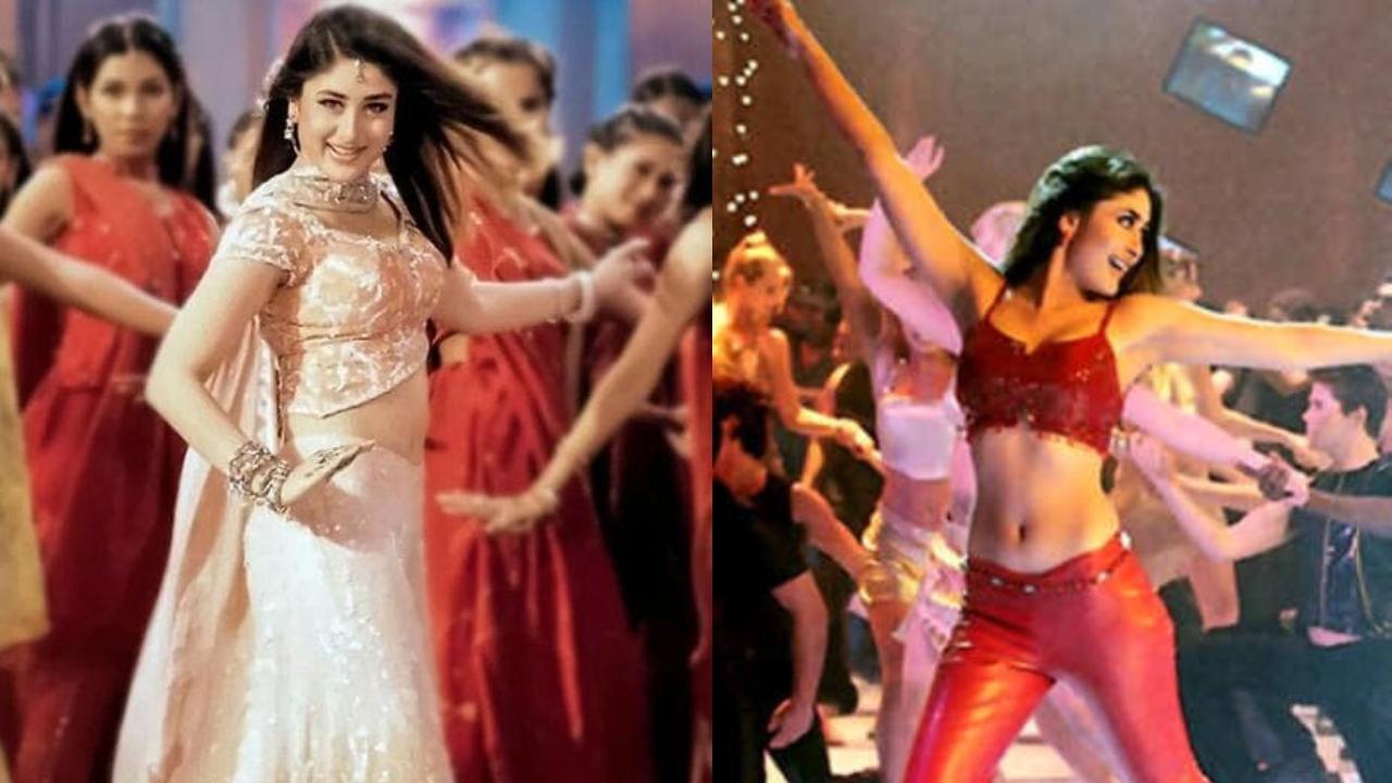 Kareena Kapoor in K3G
Kareena Kapoor’s looks in Kabhi Khushi Kabhie Gham remain some of the most iconic fashion moments in Bollywood history. From crop tops, mini skirts to shimmeru shara lehengas, Poo’s wardrobe continues to inspire fashion enthusiasts and remains a pop-culture benchmark for Y2K style in Indian cinema. The looks were curated by Manish Malhotra. Kareena Kapoor in K3G
Kareena Kapoor’s looks in Kabhi Khushi Kabhie Gham remain some of the most iconic fashion moments in Bollywood history. From crop tops, mini skirts to shimmeru shara lehengas, Poo’s wardrobe continues to inspire fashion enthusiasts and remains a pop-culture benchmark for Y2K style in Indian cinema. The looks were curated by Manish Malhotra.