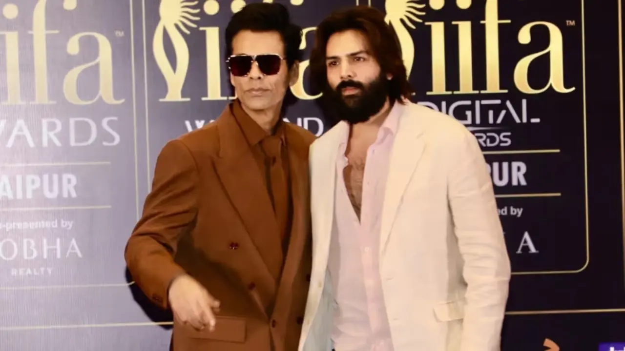 Karan Johar-Kartik Aaryan
The high-profile 2021 fallout between filmmaker Karan Johar and actor Kartik Aaryan stemmed from unprofessional behavior, scheduling delays, and creative differences during the production of Dharma Productions' Dostana 2. However, they have now buried the hatchet and are professionally collaborating on several projects.