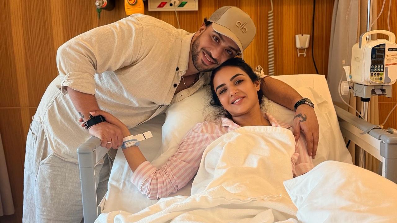 Aly Goni and Jasmin Bhasin. Pic via Instagram