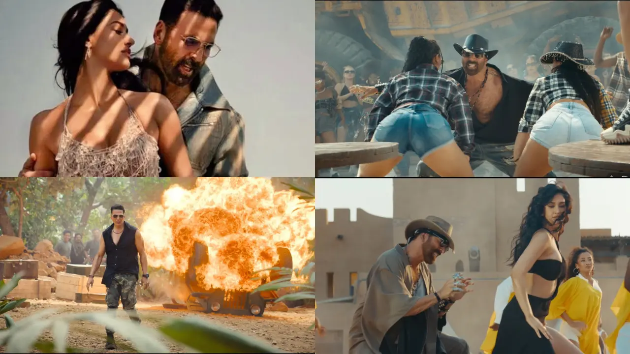 'Nothing can beat Katrina Kaif': Netizens react to Akshay Kumar, Disha Patani's Uncha Lamba Kad remake for Welcome To The Jungle Still from Uncha Lamba Lad forever