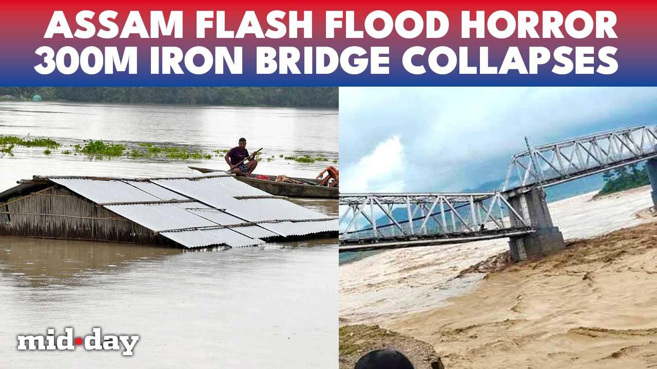 Assam flash floods: 22,000+ hit, 96 villages submerged, floods cripple roads