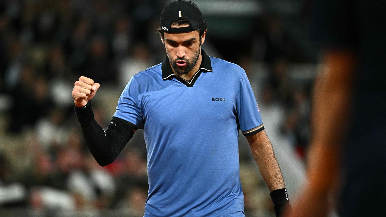 The match began with Berrettini showing the vintage form that once took him to world number six, winning a double break and racing to a 3-0 lead