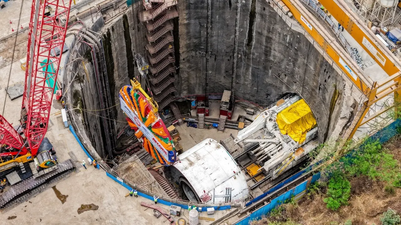 According to officials, the second TBM will begin its tunnelling journey from Sawli (Ghansoli) towards Vikhroli. PIcs/Special Arrangement According to officials, the second TBM will begin its tunnelling journey from Sawli (Ghansoli) towards Vikhroli. PIcs/Special Arrangement