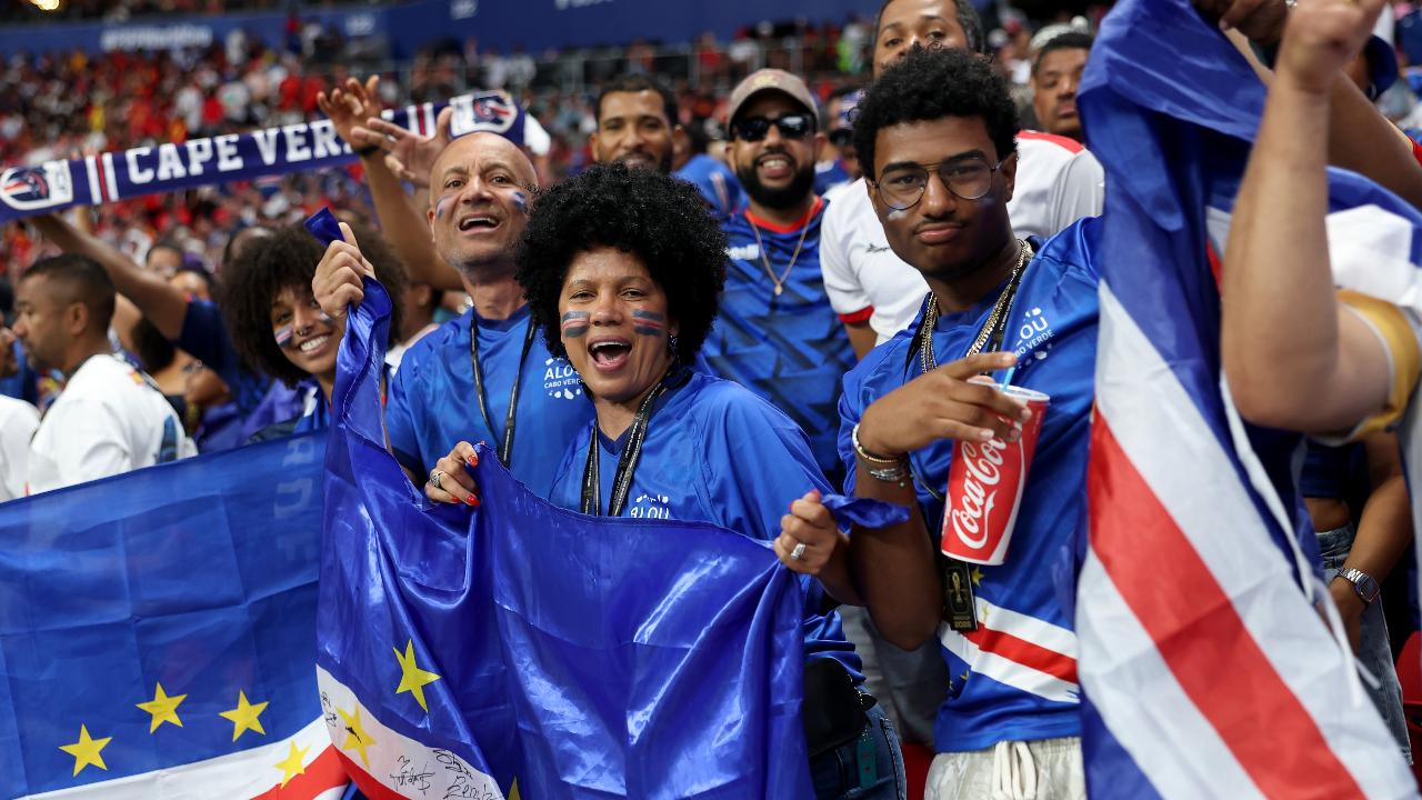Watch: Cabo Verde fans celebrate historic draw against Spain