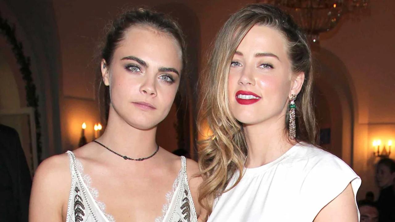 Cara Delevingne confirms dating Amber Heard amid Johnny Depp divorce Cara Delevingne, Amber Heard (Picture via AFP)