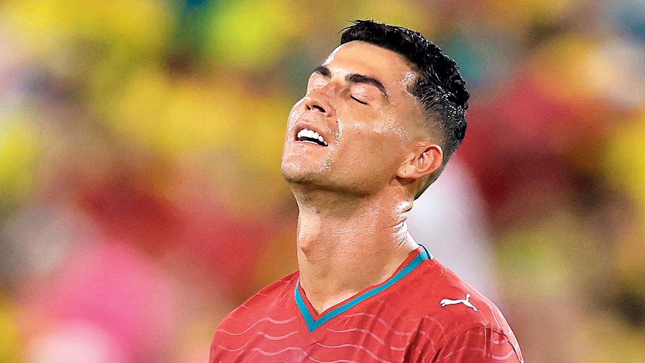 FIFA World Cup 2026: Colombia keep Ronaldo quiet as Portugal finish second Portugal’s Cristiano Ronaldo reacts after missing a chance against Colombia in Miami on Saturday. Pic/AFP