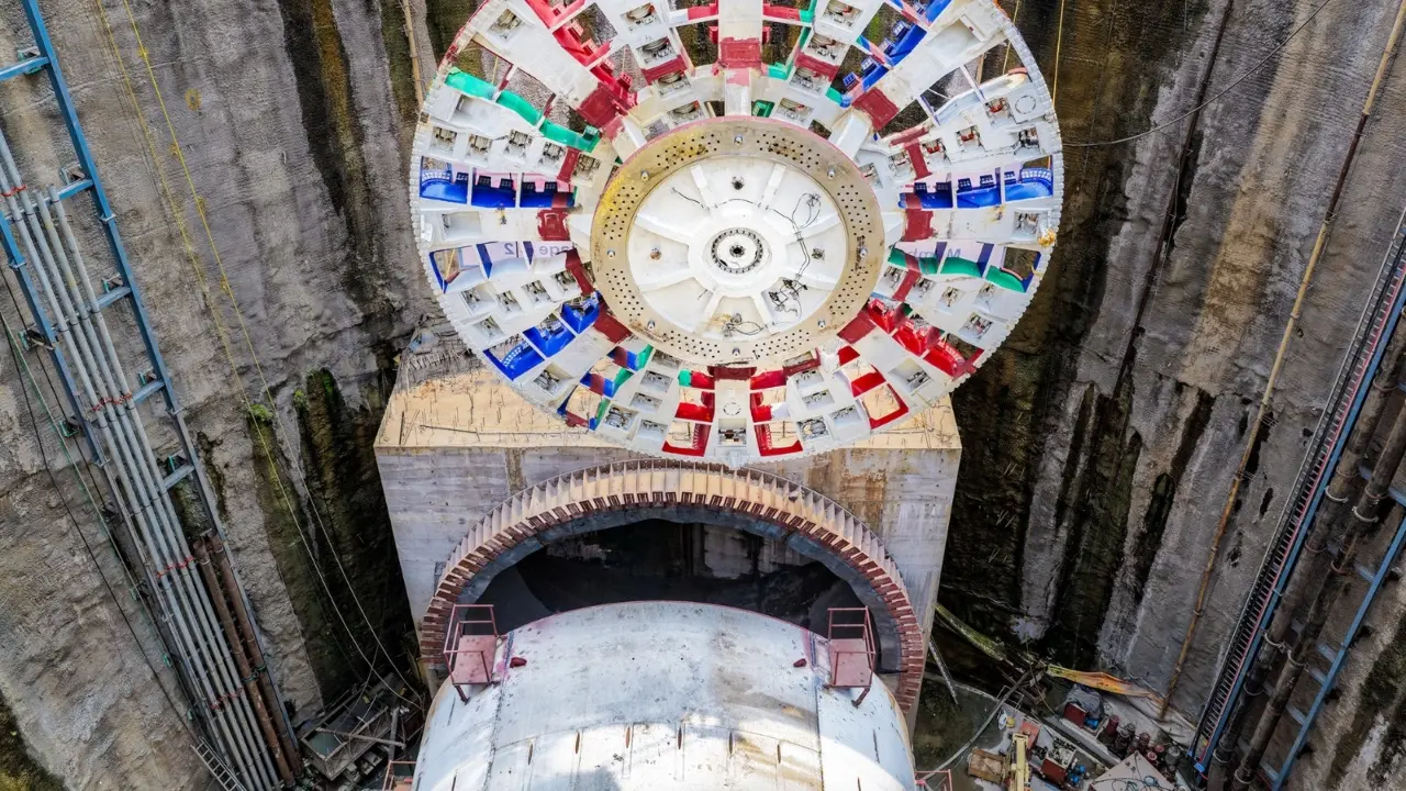 Mumbai-Ahmedabad Bullet Train project: 350-tonne cutterhead installed at Ghansoli According to project officials, the second TBM will begin its tunnelling journey from Sawli (Ghansoli) towards Vikhroli. Pic/Special Arrangement