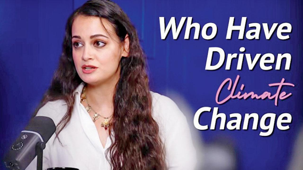 The podcast has sparked a national debate over patriarchy and climate crisis. Pic/Youtube@SohaAliKhanP