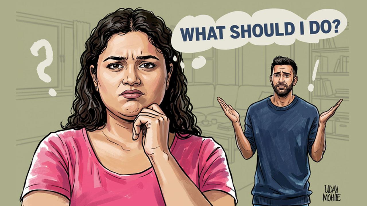 Dr love with mid-day: Why won’t he commit to a future? Illustration/Uday Mohite