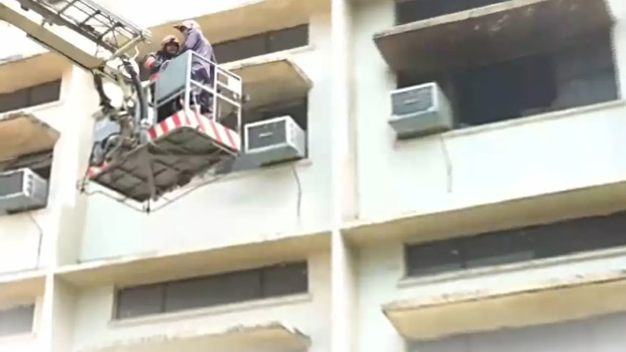 The officials said the exact cause of the fire has not yet been established. Pic/PTI/X