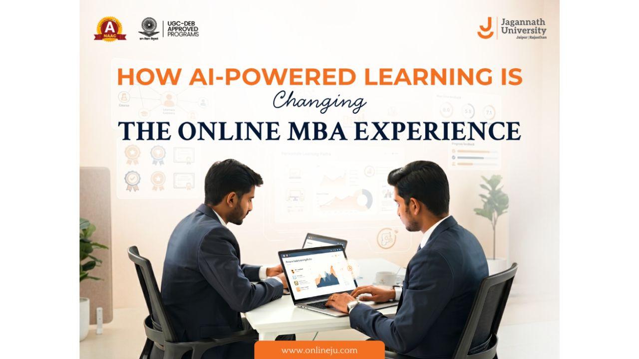 How AI-powered Learning is Changing the Online MBA Experience Jagannath University Online.