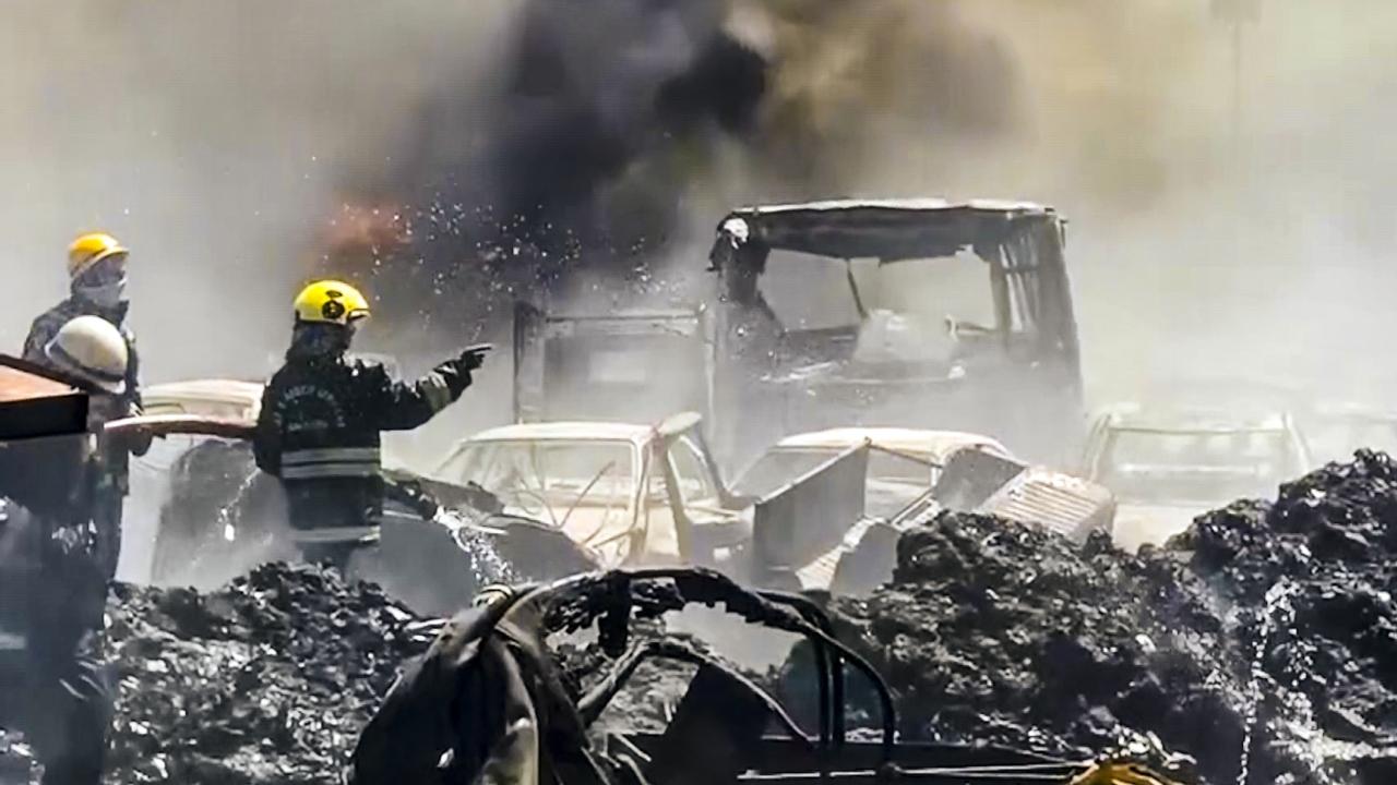 The affected vehicles were reportedly kept on land under the control of the Greater Chennai Corporation