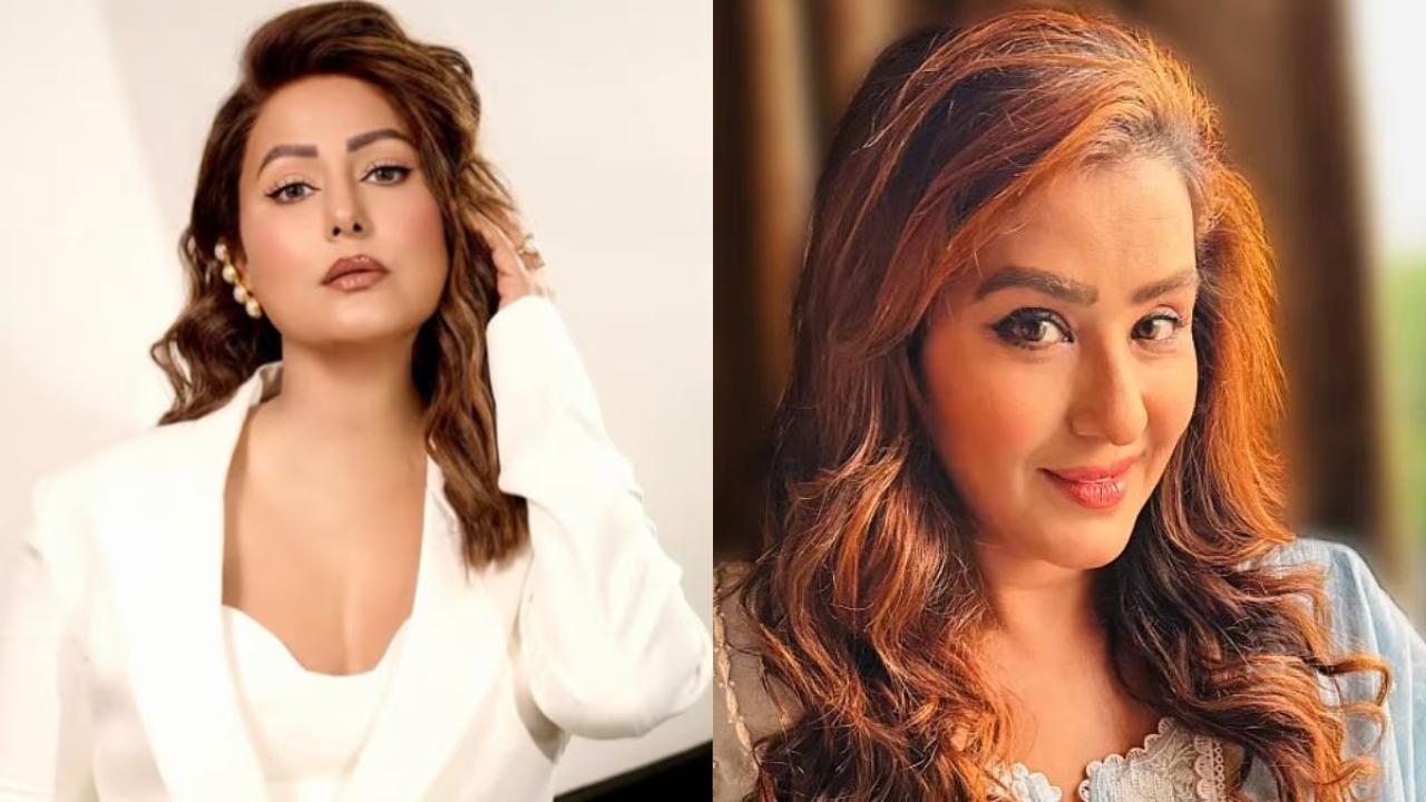 Hina Khan and Shilpa Shinde (Pictures via Instagram)