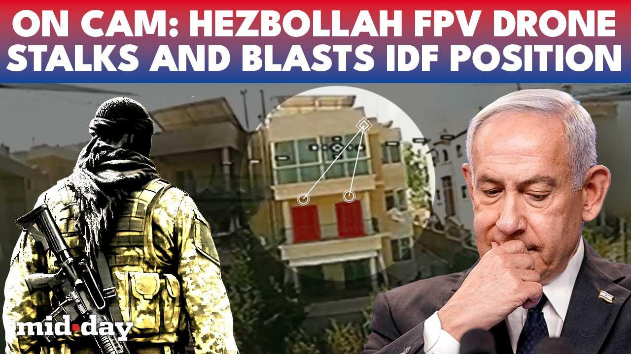 Hezbollah releases chilling footage of FPV drone hunting IDF | WATCH