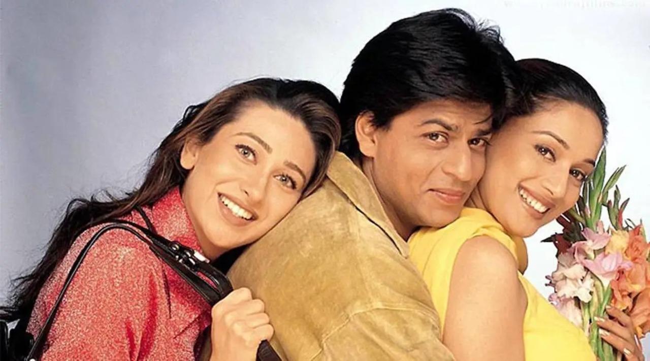 Dil To Pagal Hai (1997)
This musical drama starring Shah Rukh Khan, Karisma Kapoor and Madhuri Dixit, explores the romantic equation between a passionate director and his two love interests.
