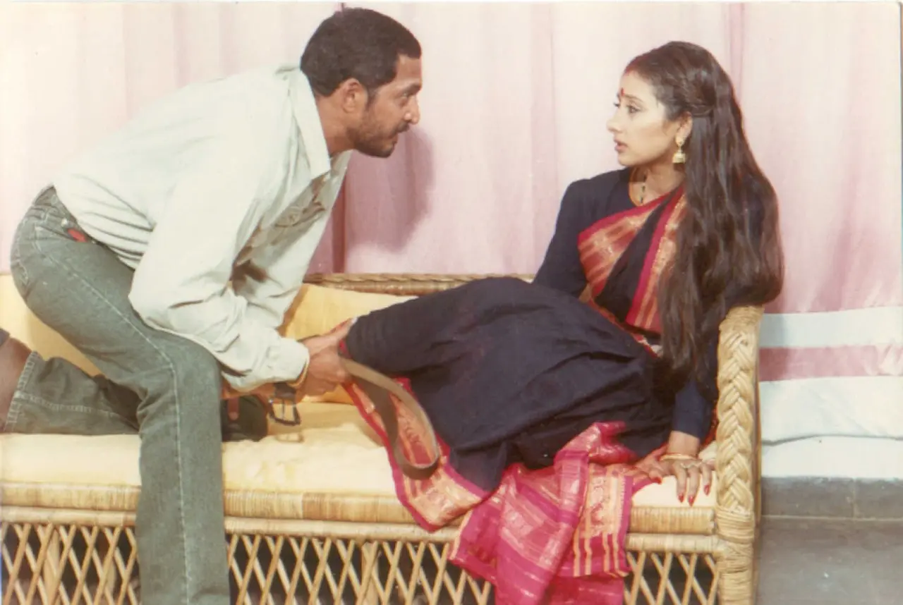 Agni Sakshi (1996)
Agni Sakshi showcases deeply obsessive, abusive, and controlling love of Nana Patekar's character, who becomes fixated on his wife, played by Manisha Koirala. Agni Sakshi (1996)
Agni Sakshi showcases deeply obsessive, abusive, and controlling love of Nana Patekar's character, who becomes fixated on his wife, played by Manisha Koirala.