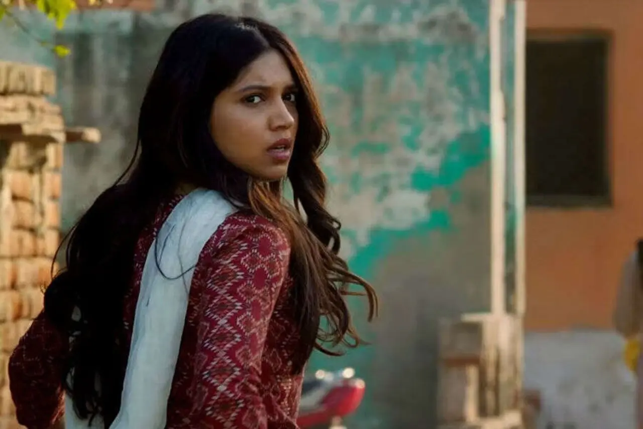 Toilet: Ek Prem Katha 
The first half of the film features the male lead, Akshay Kumar, stalking the female lead, Bhumi Pednekkar, secretly taking photos of her on his phone without her permission, and even setting up a camera to film her.