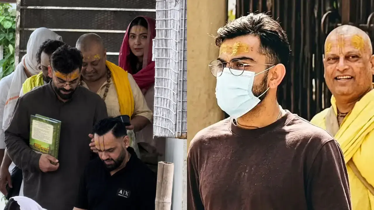 A day after RCB's IPL 2026 triumph, Virat Kohli and Anushka Sharma visited Premanand Maharaj's ashram in Vrindavan to seek blessings. Read full story here A day after RCB's IPL 2026 triumph, Virat Kohli and Anushka Sharma visited Premanand Maharaj's ashram in Vrindavan to seek blessings. Read full story here