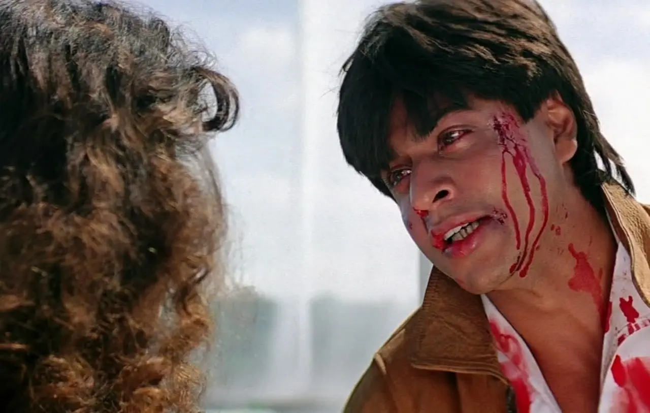 Darr (1993)
An iconic psychological thriller where Shah Rukh Khan plays Rahul, an obsessed lover willing to go to extreme lengths to claim his object of affection, Kiran, played by Juhi Chawla. Darr (1993)
An iconic psychological thriller where Shah Rukh Khan plays Rahul, an obsessed lover willing to go to extreme lengths to claim his object of affection, Kiran, played by Juhi Chawla.