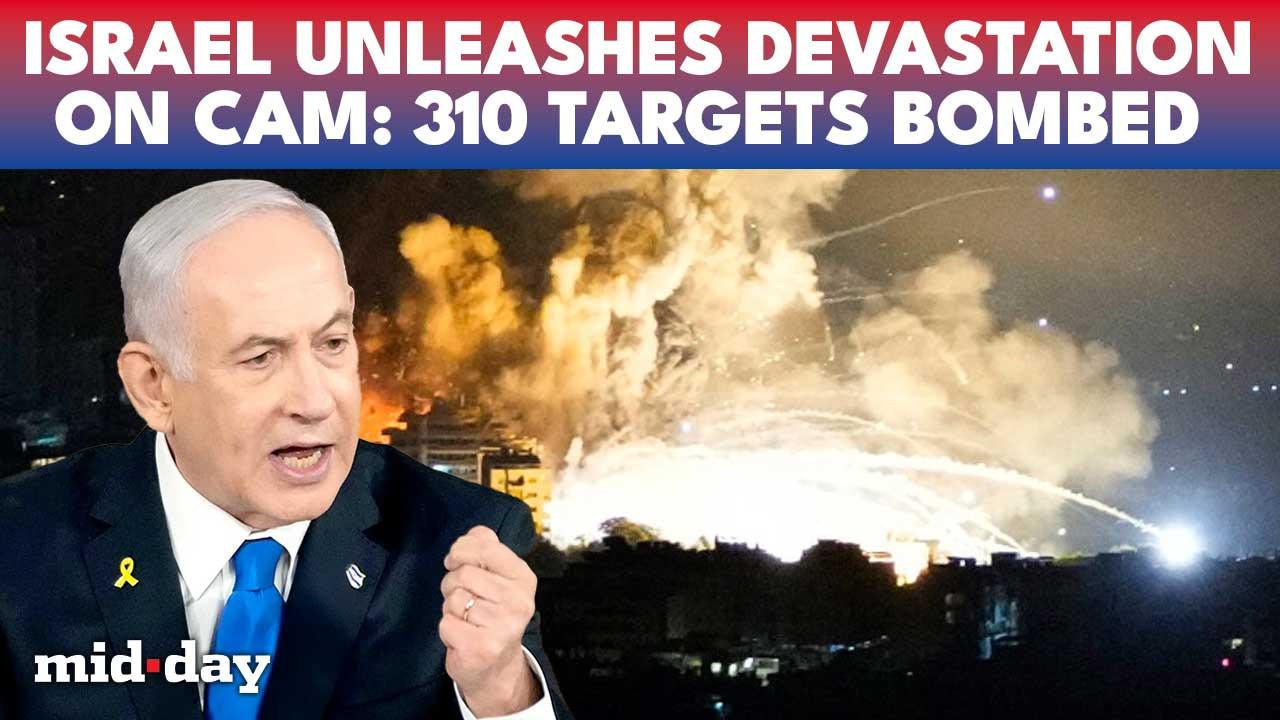 Hezbollah tunnels blast in chilling video, Israel fires 310 strikes in one week