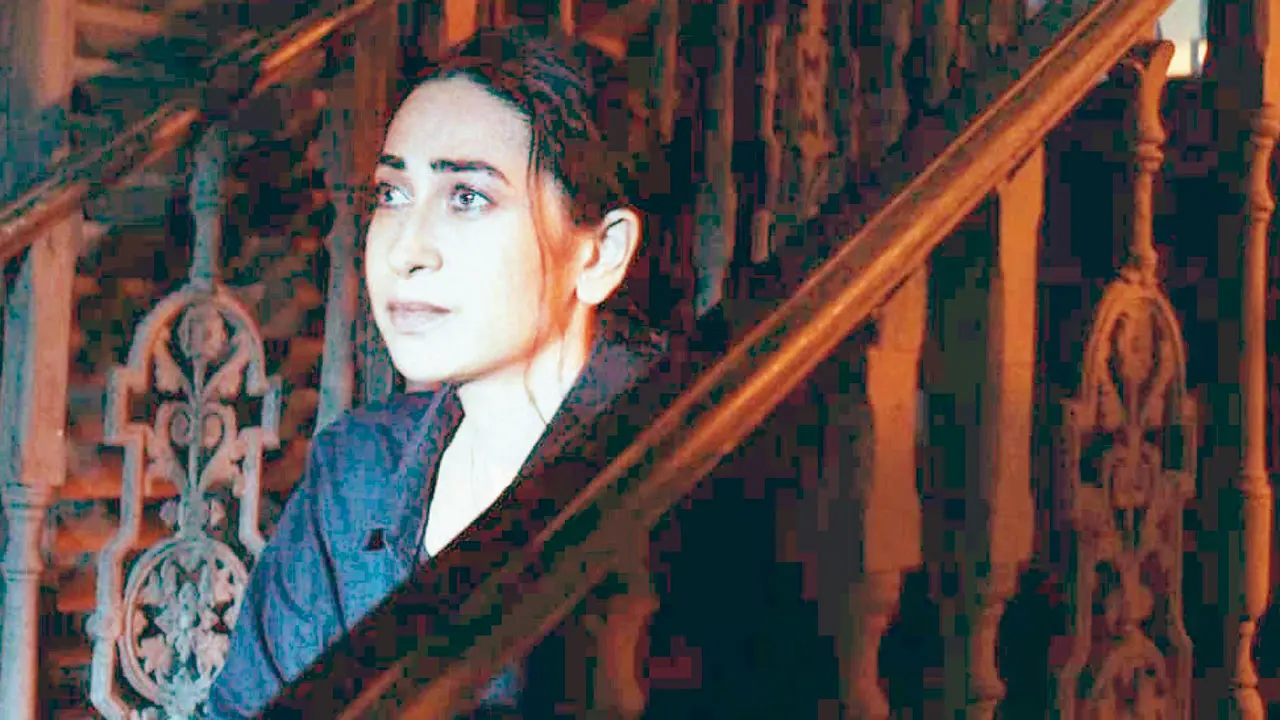 Lights, camera, finally! Karisma Kapoor in ‘Brown’. Pics/Instagram, Shadab Khan,