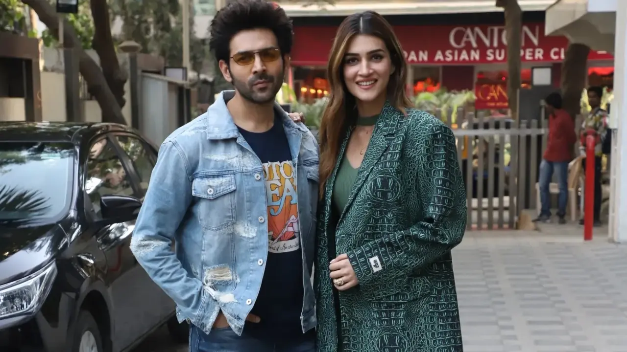 Kartik Aaryan, Kriti Sanon's Koffee With Karan 6 episode removed from JioHotstar? Deets inside Kartik Aaryan and Kriti Sanon (Pic/Instagram)